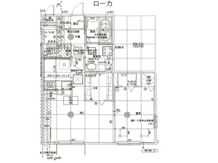 YSメディカ郡山(1LDK/2階)の間取り写真
