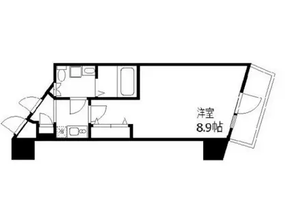 プレール・ドゥーク西新井II(1K/4階)の間取り写真