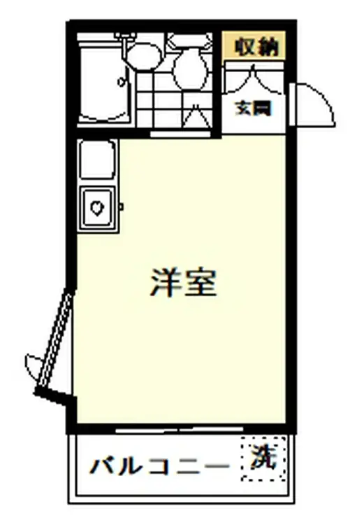 国立ヒルズ 3階階 間取り