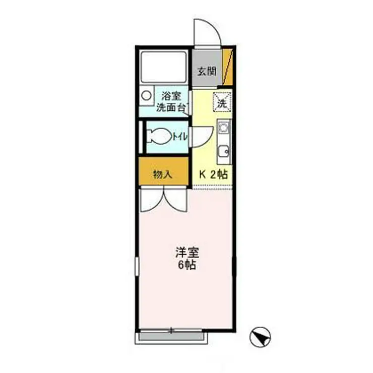 セピアコート東五所 2階階 間取り