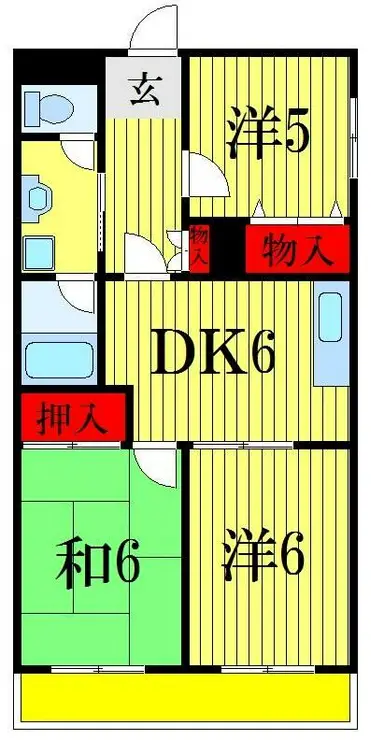 第五メゾン相葉コーポ 1階階 間取り