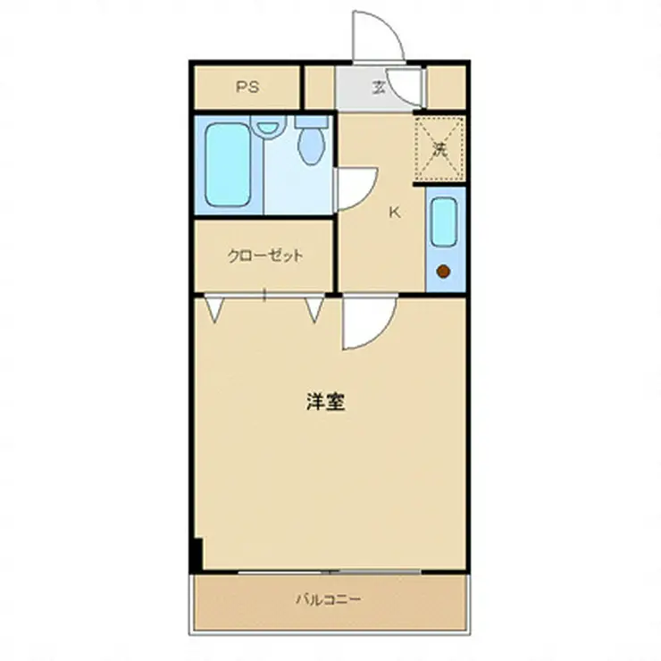 ラカータ川越 1階階 間取り
