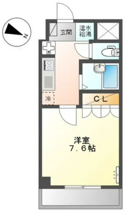 アリウス川崎 7階階 間取り
