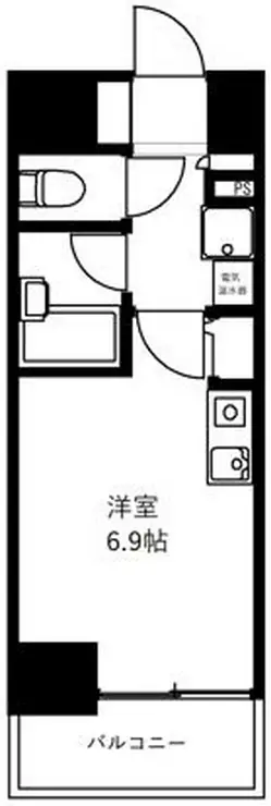 アンセラジオ新越谷 10階階 間取り