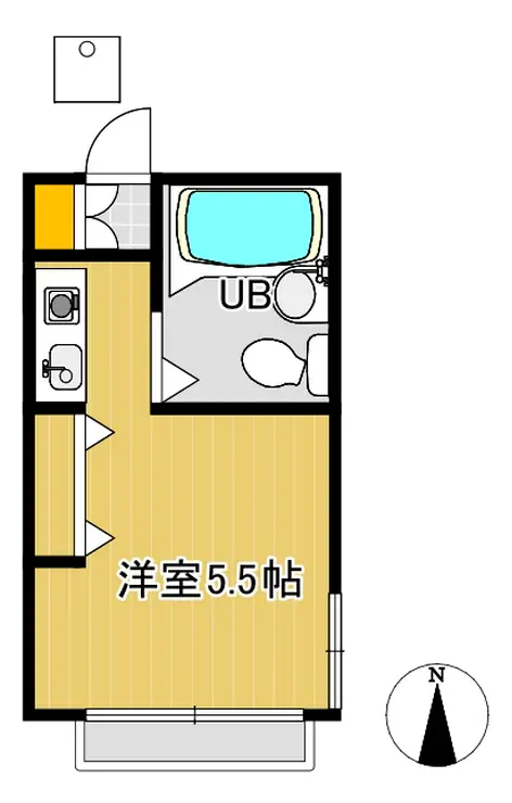 コーポリバーサイド 2階階 間取り