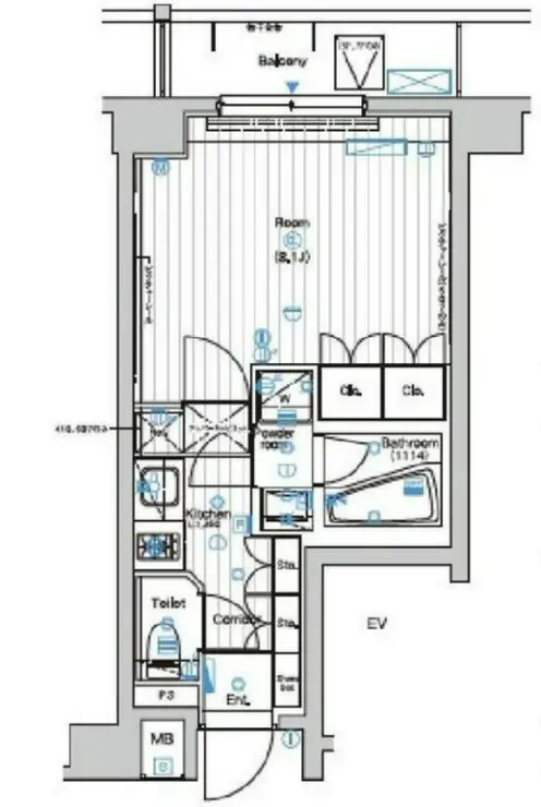 SYFORME下丸子AsylCourt 4階階 間取り