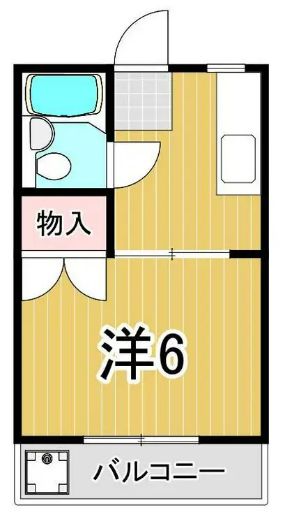 第2小川マンション 1階階 間取り