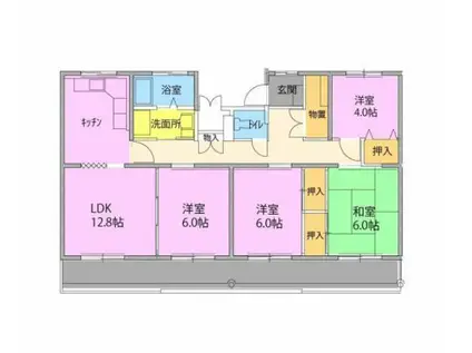 サルヴァトーレ吉村(4LDK/3階)の間取り写真