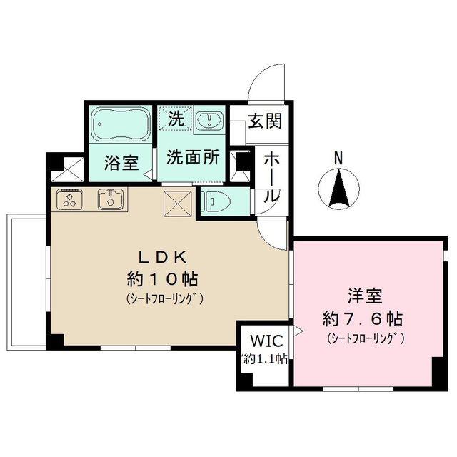 メゾン ド ヒカリ(1LDK/1階)の間取り写真