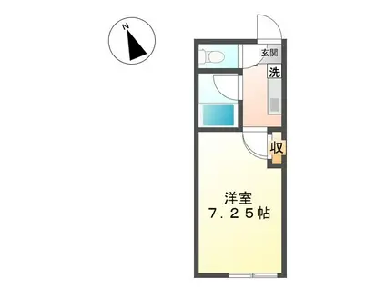 コーポ泉平(1K/1階)の間取り写真