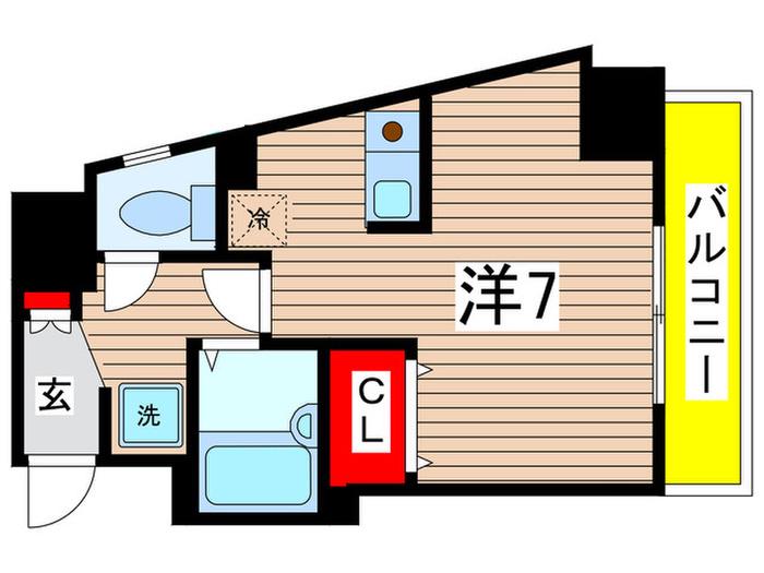グレイス吹上(ワンルーム/7階)の間取り写真