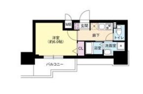 DIMUS新大阪(1K/7階)の間取り写真