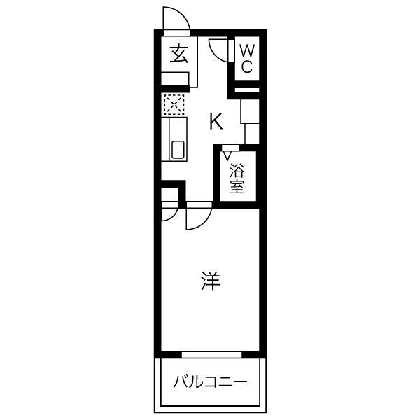 プラチナ名古屋ビル(1K/10階)の間取り写真