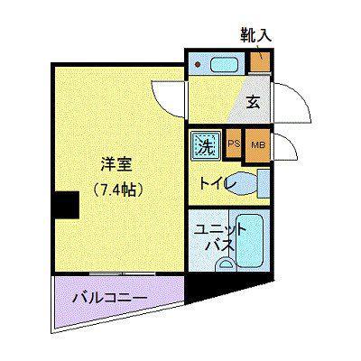 FYSビル(1K/3階)の間取り写真