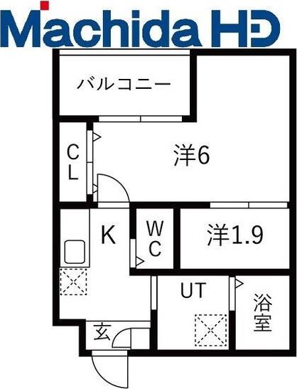 大浜北町シーエム・シス(2K/3階)の間取り写真