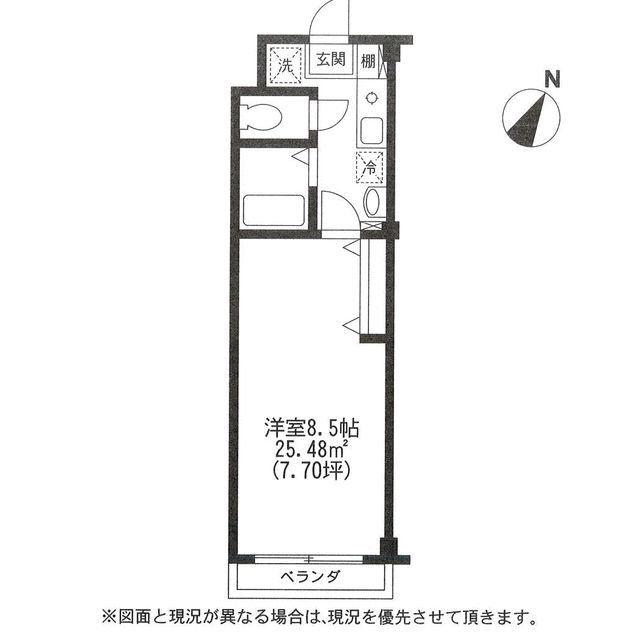 アトレー上福岡マンション(1K/2階)の間取り写真