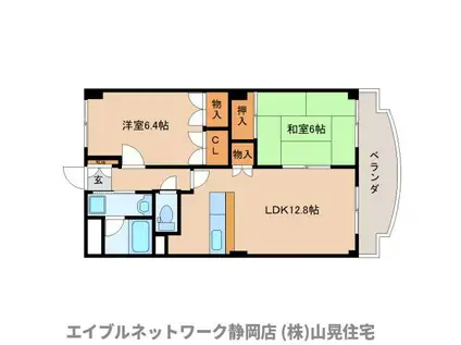 グレイス21(2LDK/3階)の間取り写真