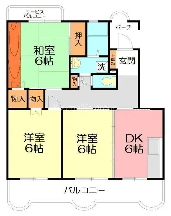 第5メゾン星崎 4階階 間取り