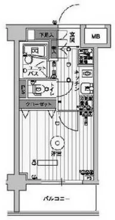 スカイコート押上壱番館 2階階 間取り