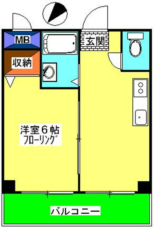 GSハイム小石川 3階階 間取り