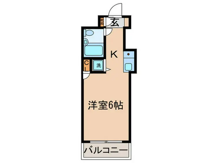 モンシャトー久地 4階階 間取り