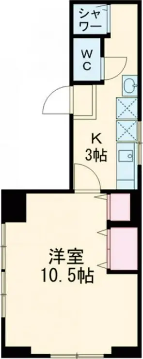 ニュー池尻マンション 5階階 間取り