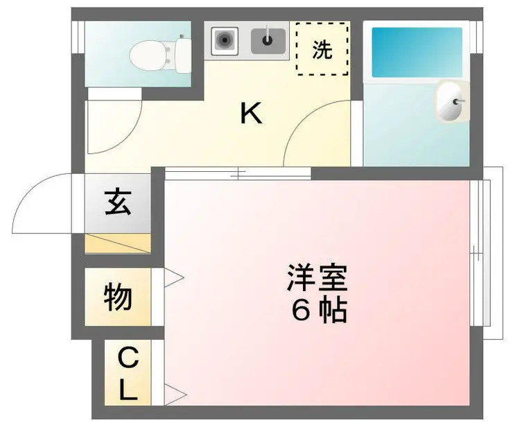 メゾンさくら 1階階 間取り