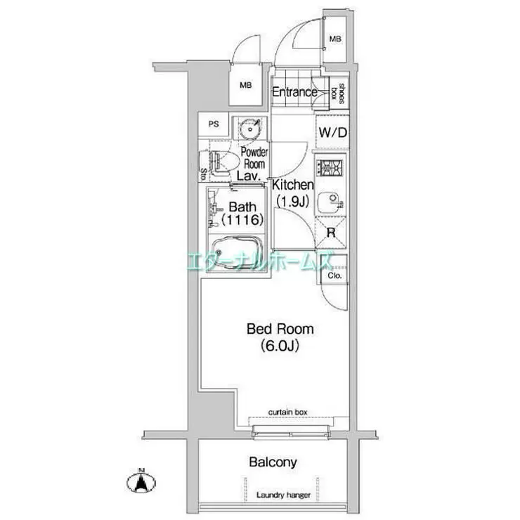 コンフォリア春日富坂 2階階 間取り