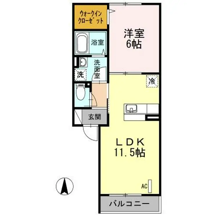 アレイ湘南 2階階 間取り