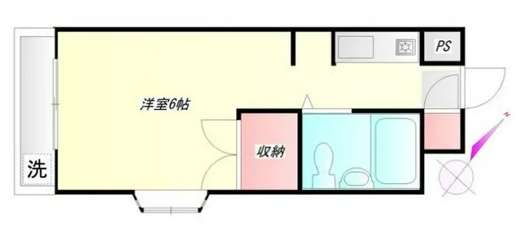 サンライズベル 2階階 間取り