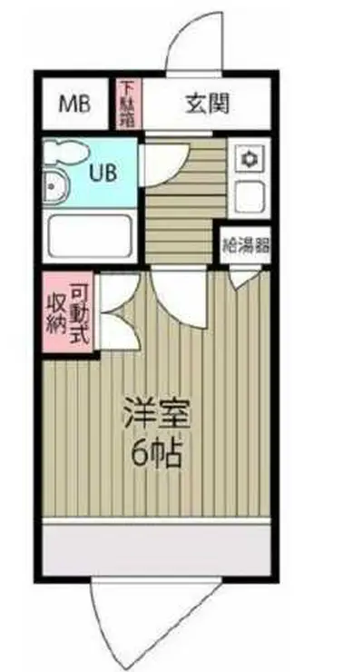 ダイニチ館F31番館 8階階 間取り
