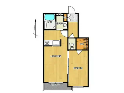 DAIMON嶋田 ダイモンシマダ(2LDK/2階)の間取り写真