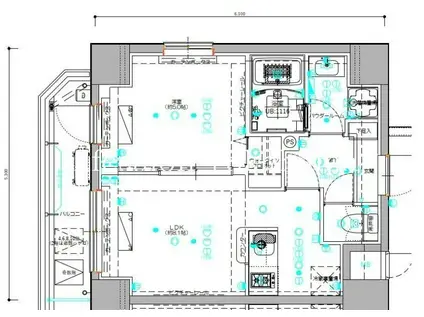 リヴシティ横濱蒔田壱番館(1LDK/7階)の間取り写真