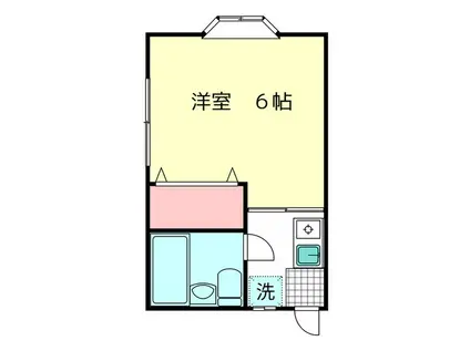 YES日吉(1K/2階)の間取り写真