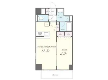 NOAHS ARK (1LDK/10階)の間取り写真