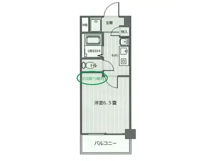 CASA NOAH名古屋I(1K/5階)の間取り写真