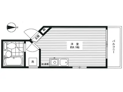御茶ノ水プレイス(ワンルーム/3階)の間取り写真