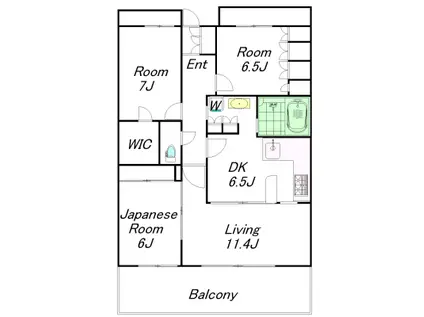 クリオレジダンス東京Cポート(3LDK/5階)の間取り写真