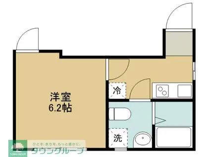 SOLENA瑞江(1K/3階)の間取り写真