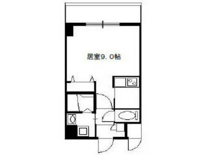 サワー・ドゥ白鷺(ワンルーム/5階)の間取り写真