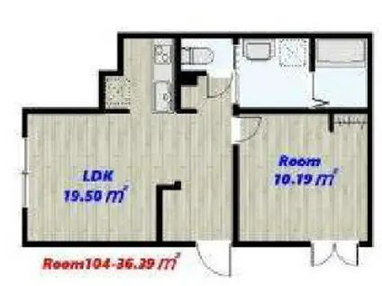LAPIS四谷三丁目 ラピス四谷三丁目(1LDK/1階)の間取り写真