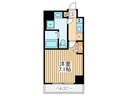 リヴシティ横濱インサイト(1K/7階)の間取り写真