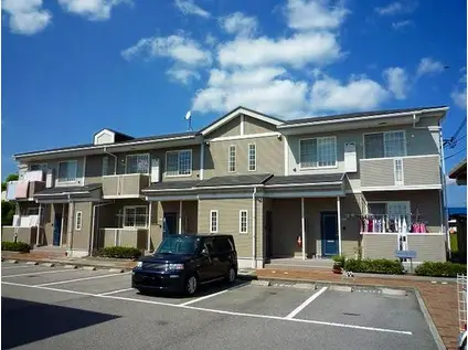 ミレニアムカーサB棟(2DK/2階)の外観写真