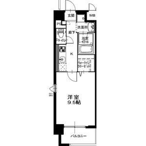 パティオ・エスペランサ(1K/3階)の間取り写真