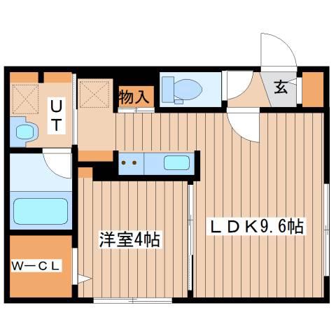 FIORITURA NISHIMACHI(1LDK/3階)の間取り写真