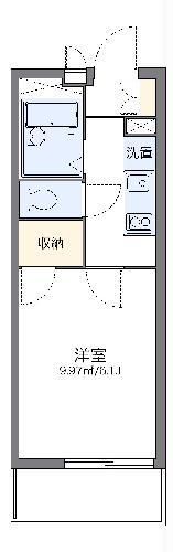 レオパレスサニーコート(1K/3階)の間取り写真