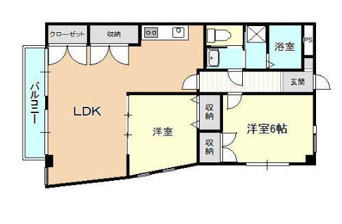 アーバンキッドT(2LDK/2階)の間取り写真