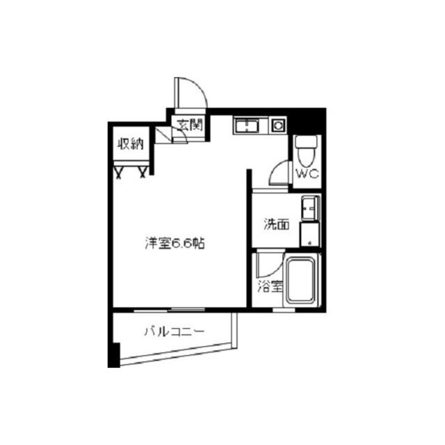 MAHALO PLACE(ワンルーム/2階)の間取り写真