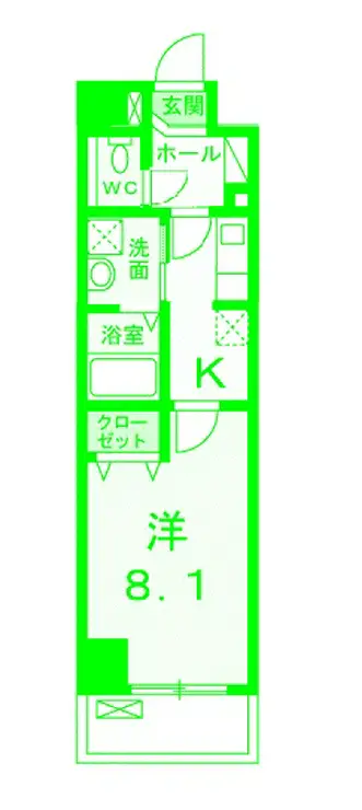 リヴィエールプラス 5階階 間取り