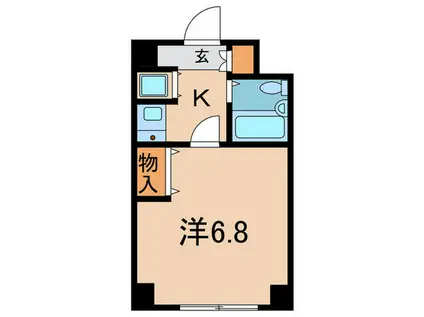 スペースアメニティ梶が谷(1K/3階)の間取り写真